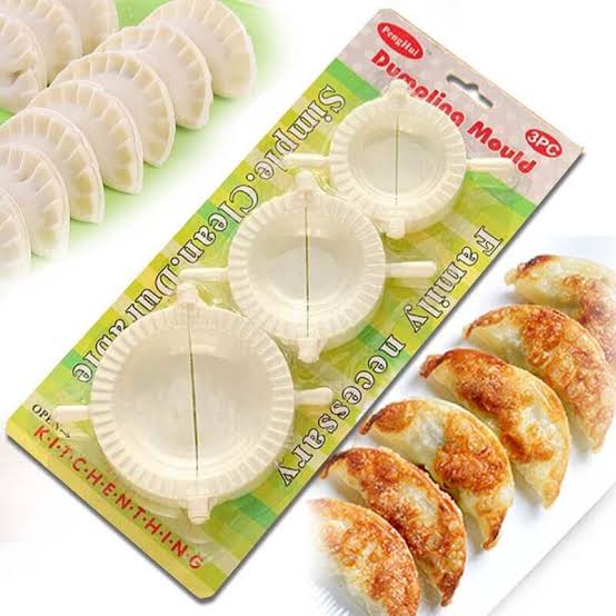 Dumpling Maker Press Set of 3 Molds