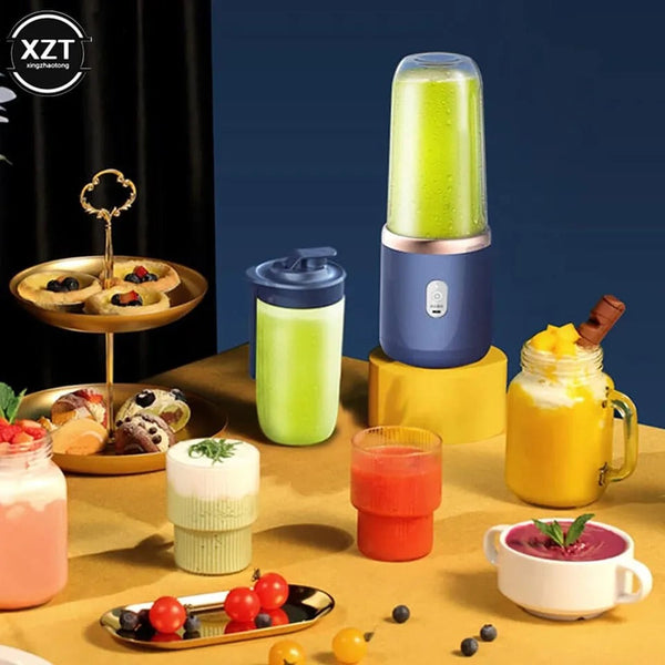 DEOTSY Personal Blenders Portable Blades Juicer Blender With Juicer Cup And Lid Portable USB